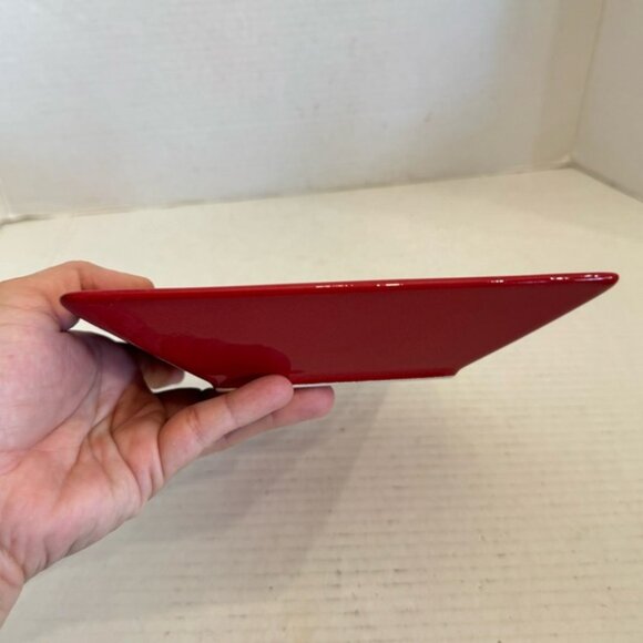 Waechtersbach Fun Factory Red-Cherry ~ Set of 2 ~ Square Salad Plates ~ 7" - Picture 13 of 16